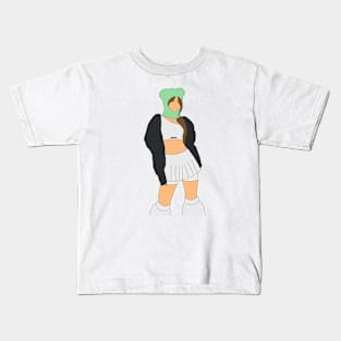 Chaewon Frog LE SSERAFIM Minimal Kids T-Shirt